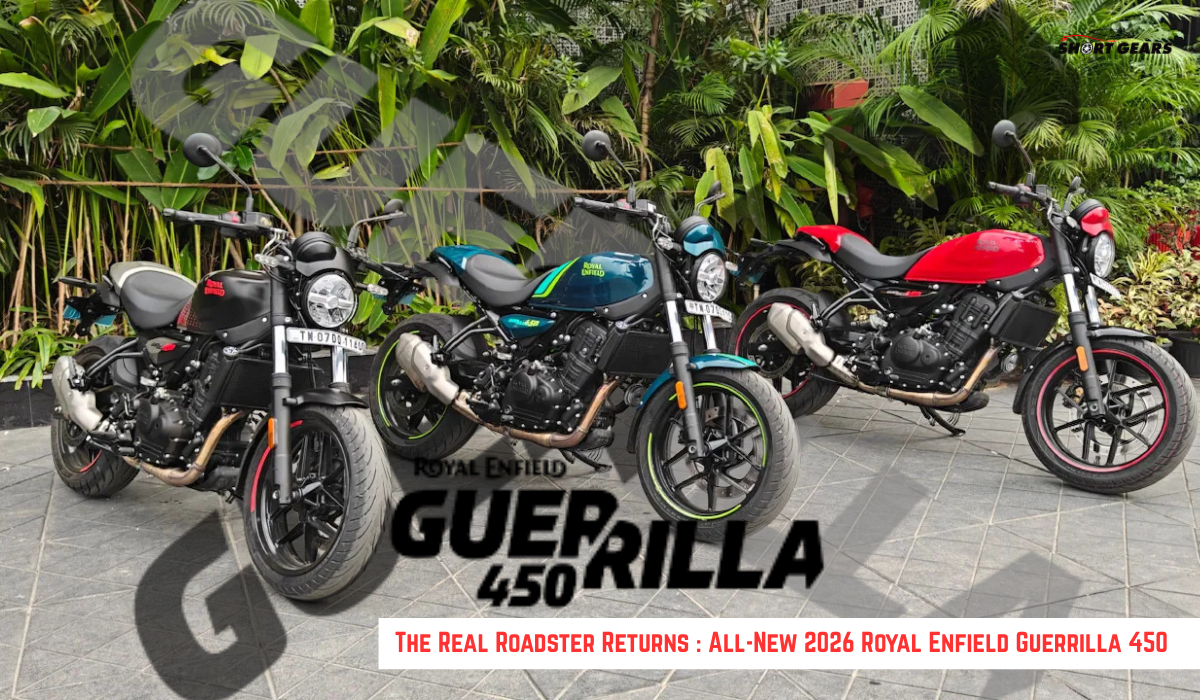 Read more about the article The Real Roadster Returns : All-New 2026 Royal Enfield Guerrilla 450